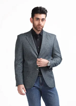 Charcoal Grey Plain Coat MEC335-CG