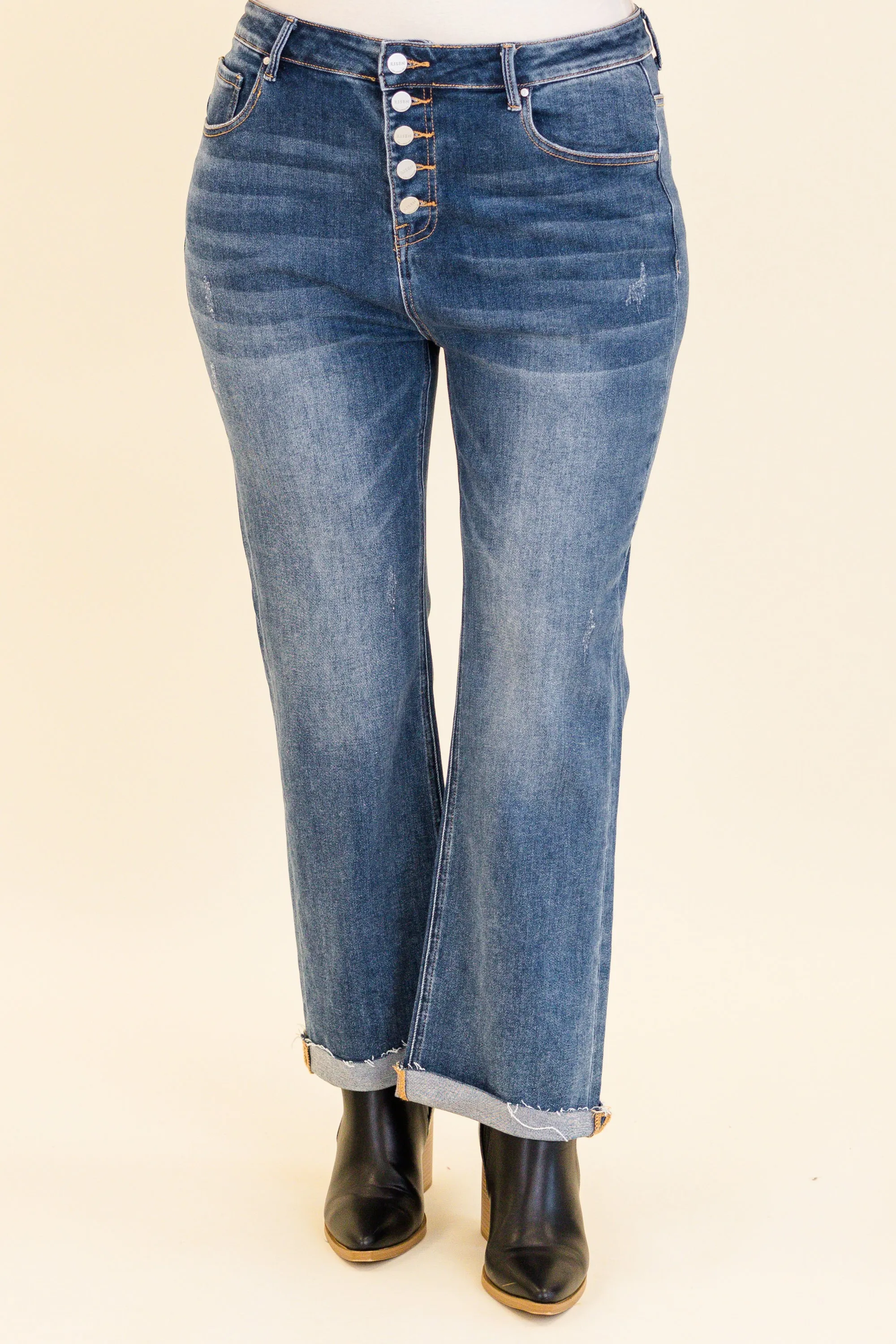 Check The Time Jeans, Dark Wash