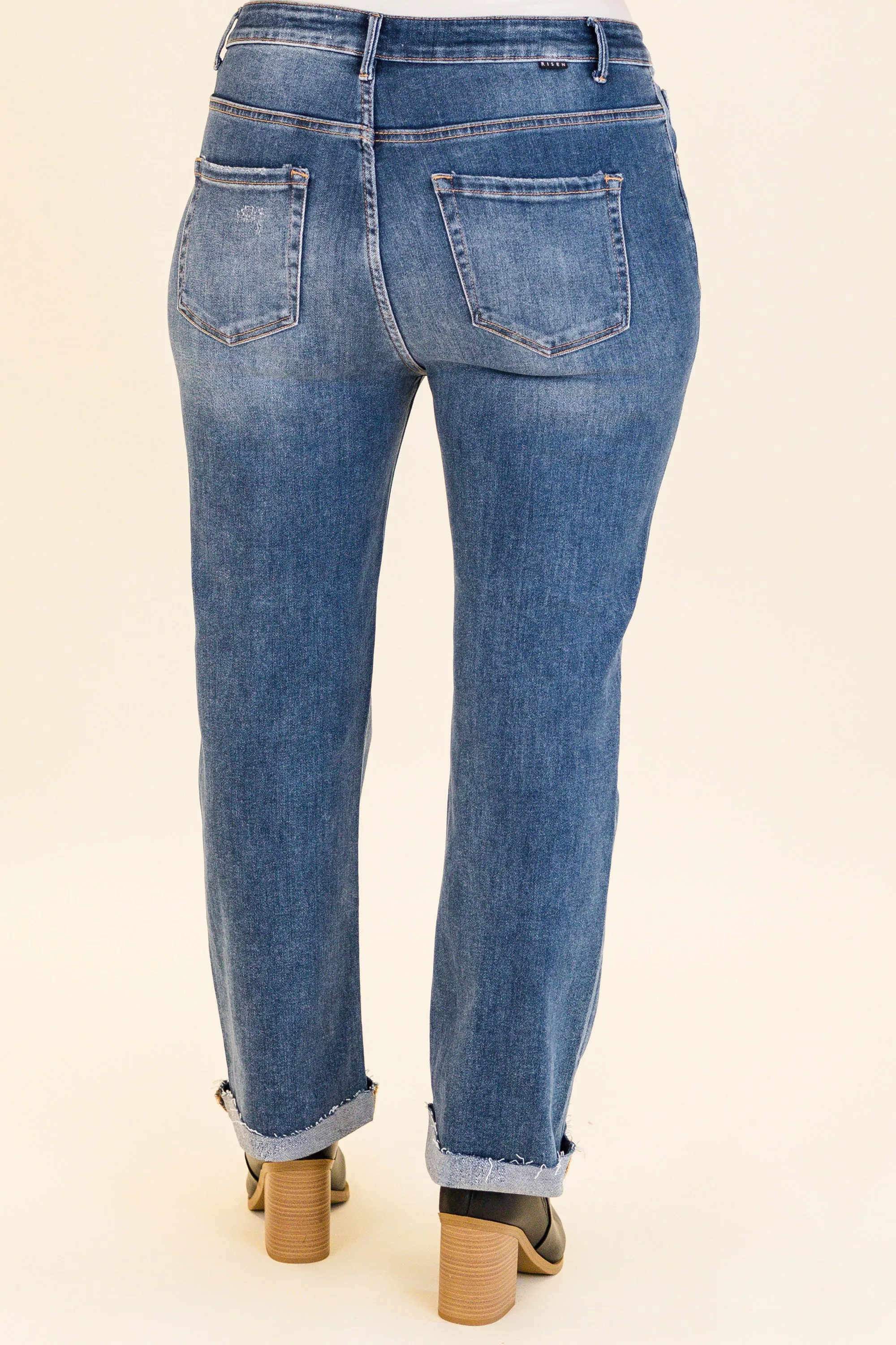 Check The Time Jeans, Dark Wash
