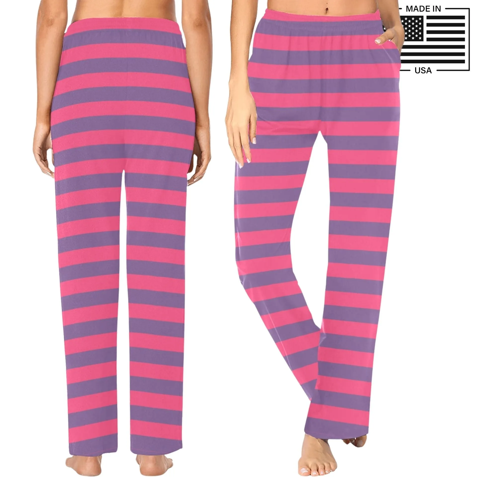 Cheshire Cat Stripe PJ Pants