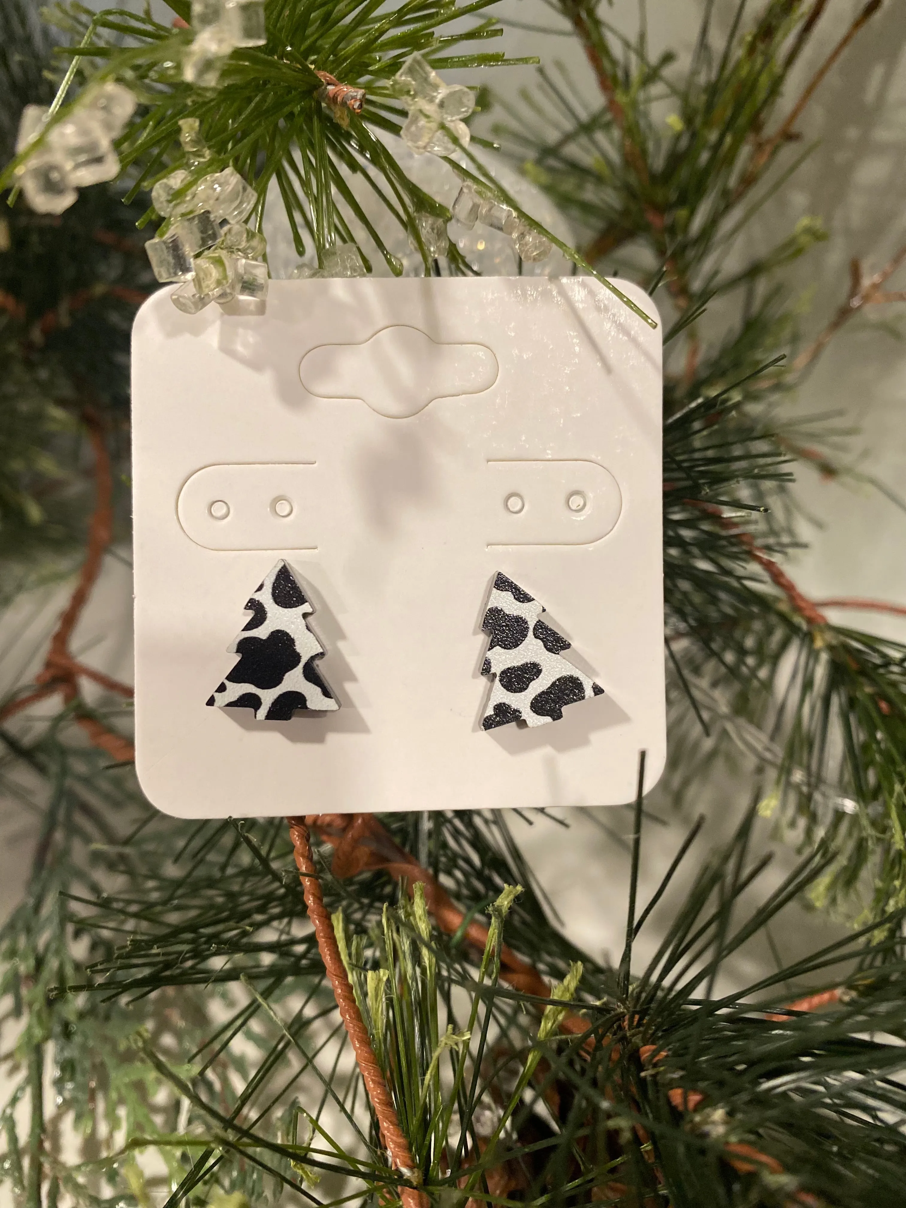 Christmas Tree Shaped Earrings