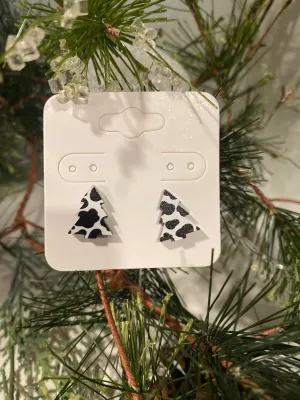 Christmas Tree Shaped Earrings