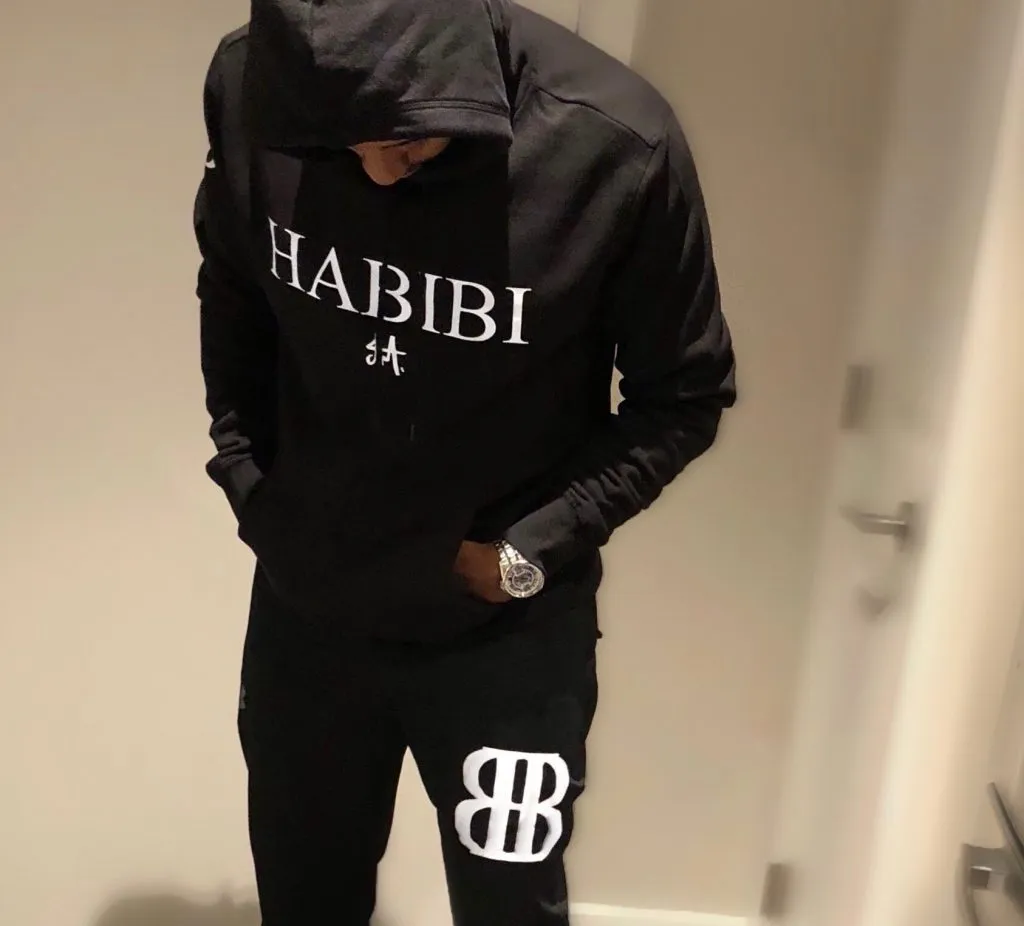 Classic Black and White Habibi Hoodie