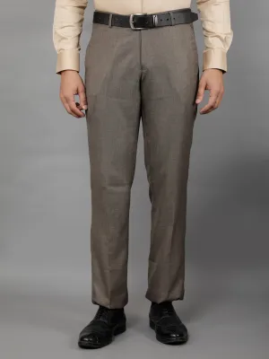 COBB MENS BROWN FORMAL TROUSERS