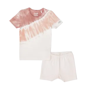 Coccoli Tie Dye Cotton Modal Summer PJs Coral
