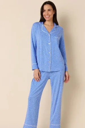 Confetti Dot - Provence Pima Knit Long-Sleeved Pajama