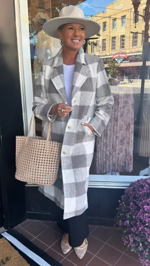 Conway Buffalo Plaid Coat