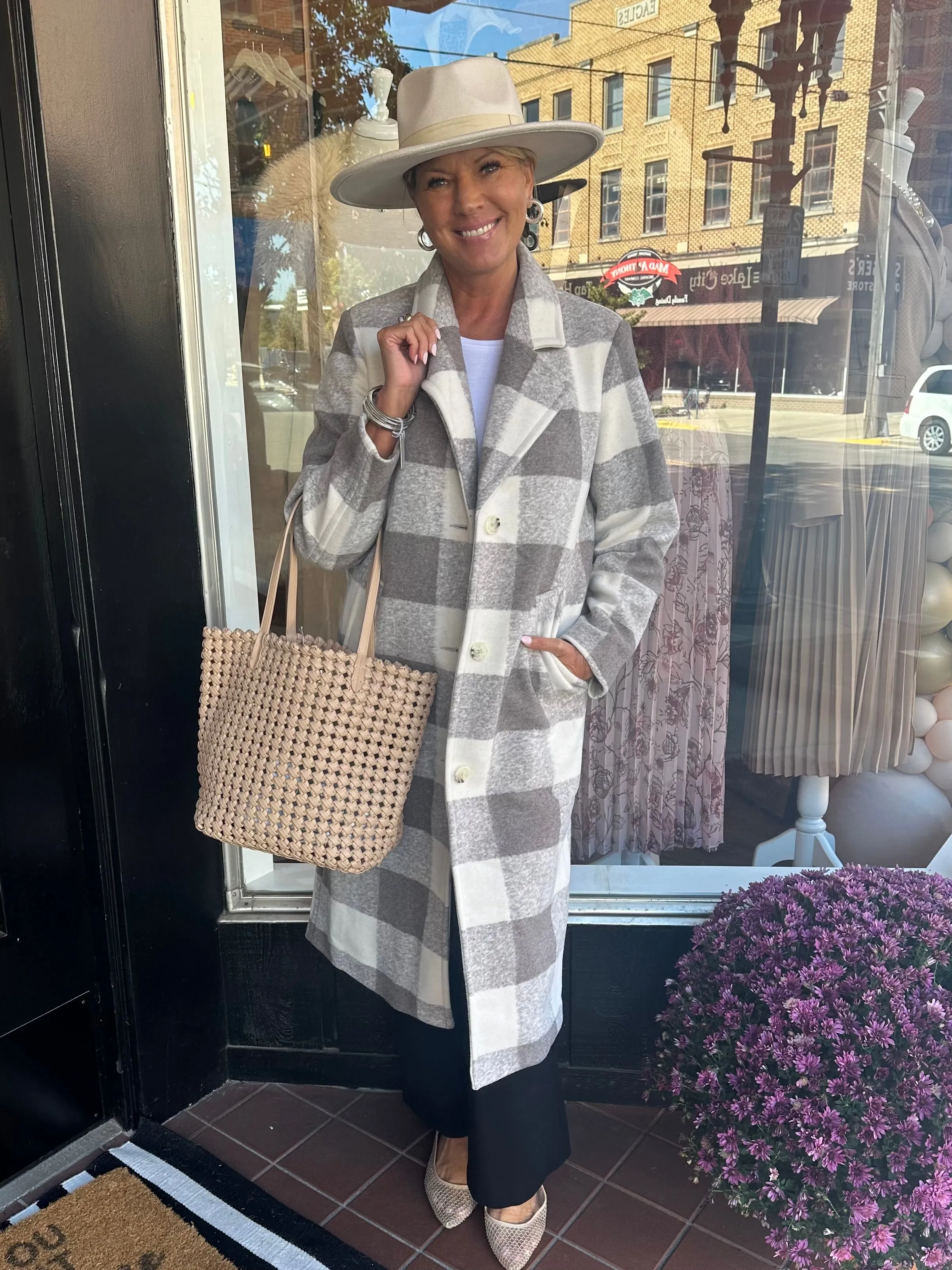 Conway Buffalo Plaid Coat