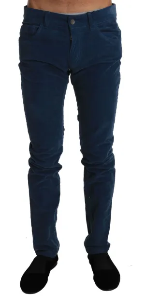 Corduroys Blue CLASSIC Stretch Pants Jeans