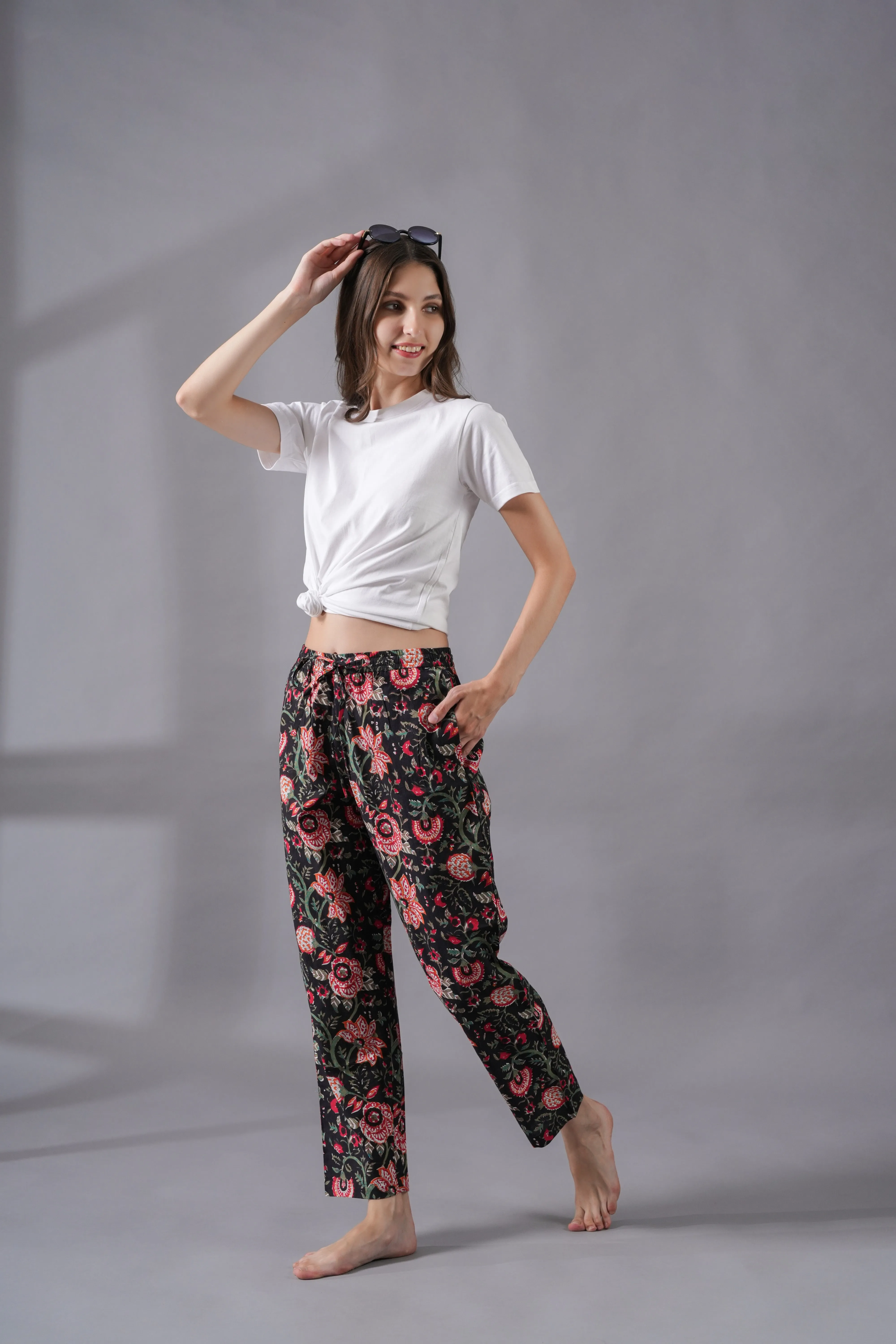 Cotton Pajama Pants Women - 3-Pack Bundle