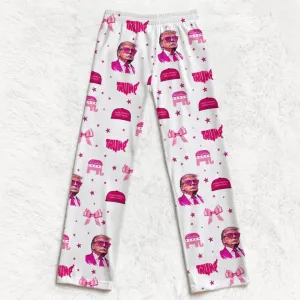 Cozy Up And Show Your Beliefs - US Patriotic Pride Pajama Pants - Gift For Conservative Supporters