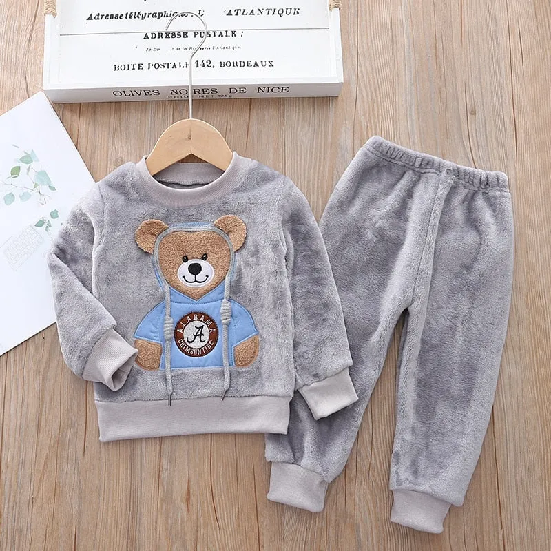 Cozy Winter Kids Pajamas | Top & Pants Set