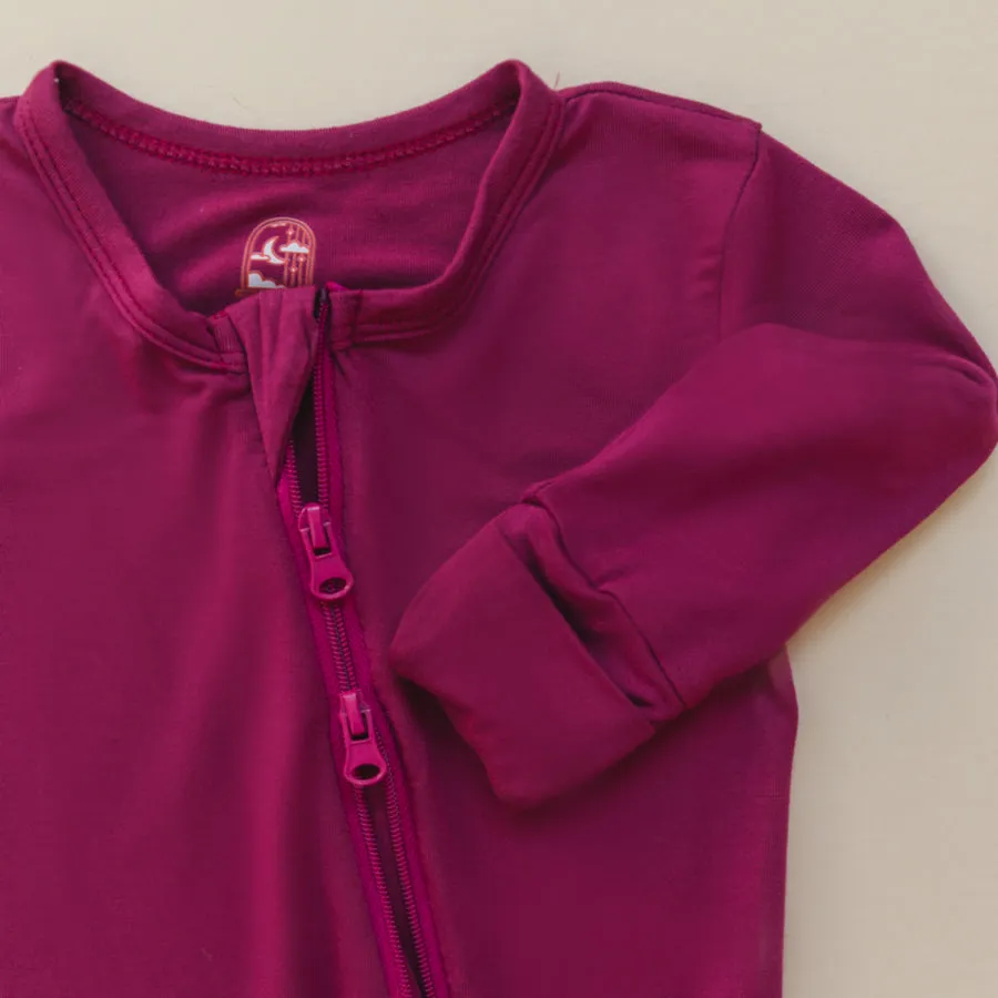 Cranberry Pajama Romper