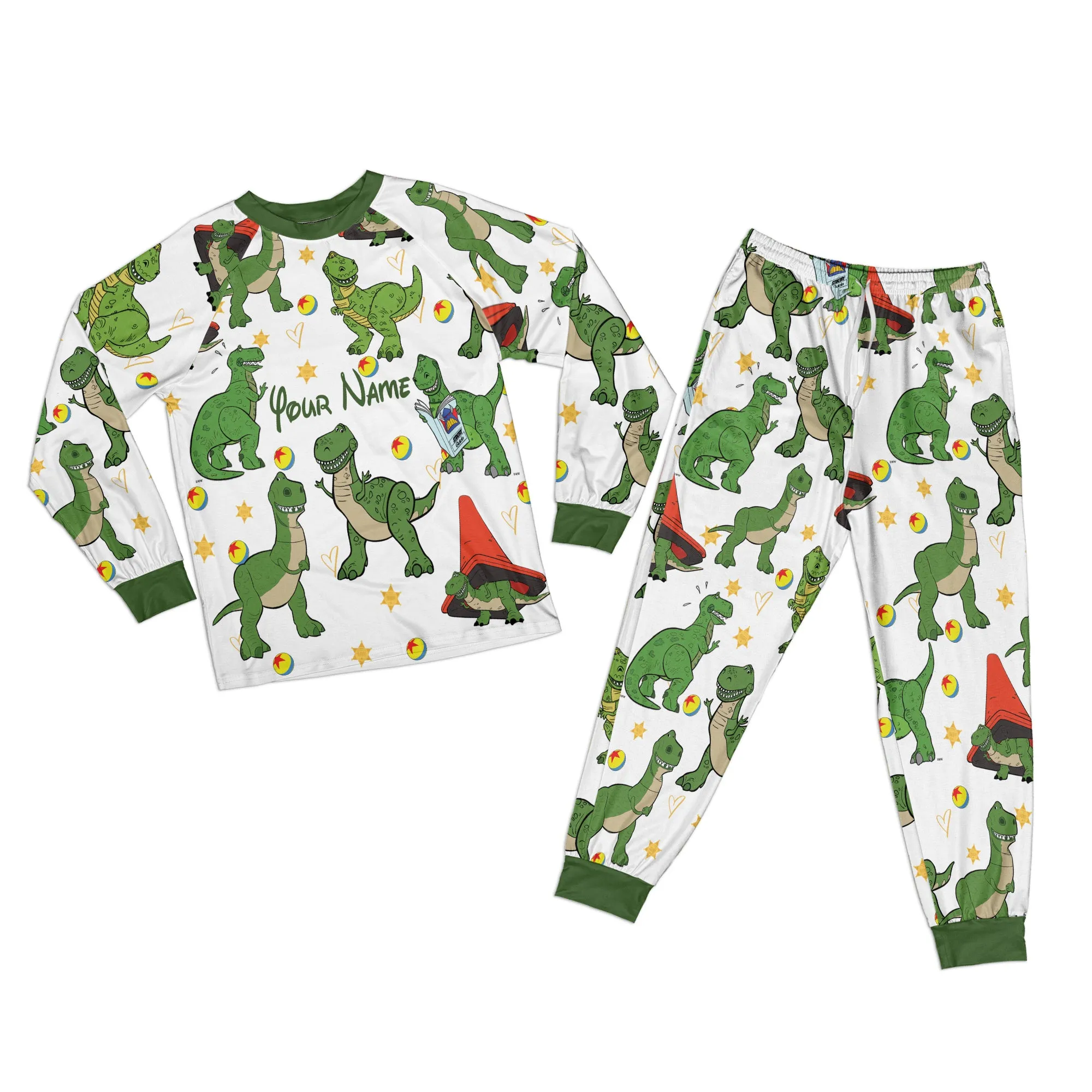 Custom Disney Toy Story Family Colorful Pajamas, Custom Kid Youth Adult Pajamas, Pajamas Birthday Gift, Disney Vacation