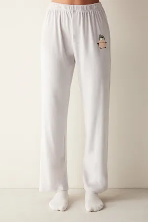 Cute Penguin Fuzzy Pants PJ Bottom