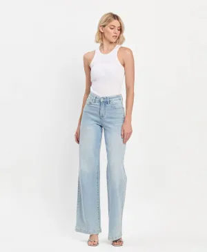 Day to Day High Rise Full Length Wide Leg Jeans