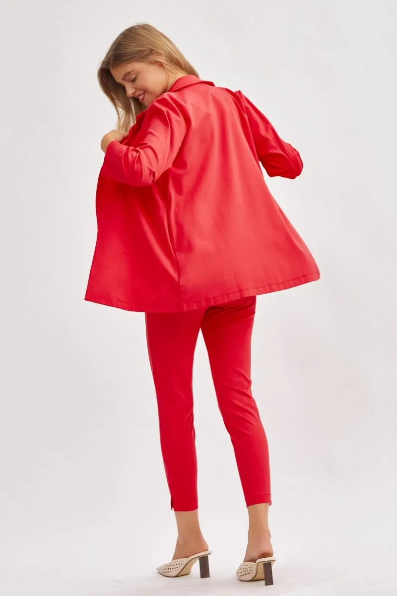 DEAR SCARLETT MAGIC 3/4 Sleeve Blazer