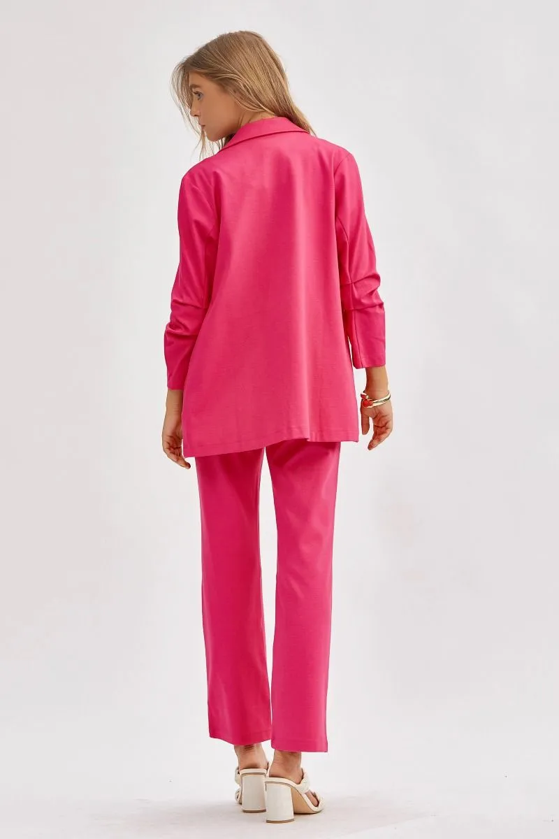DEAR SCARLETT MAGIC 3/4 Sleeve Blazer