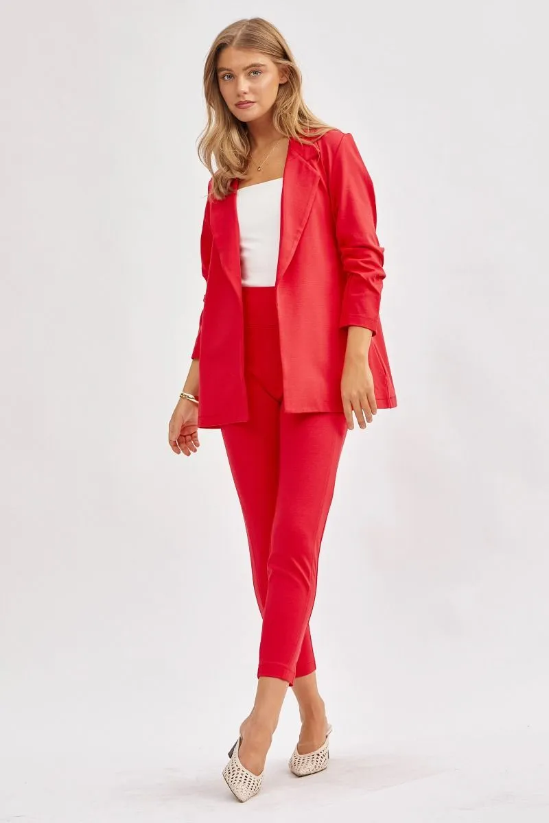 DEAR SCARLETT MAGIC 3/4 Sleeve Blazer