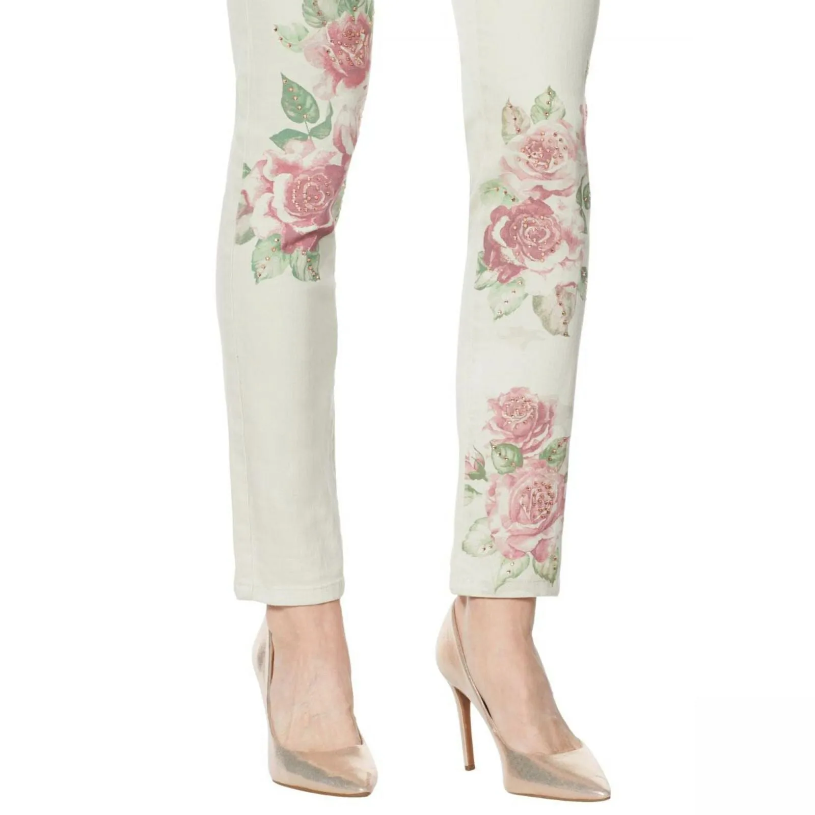 DG2 by Diane Gilman Women's Tall Classic Stretch Artwork Printed Jeans