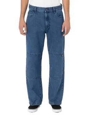 Dickies Jeans Uomo Double Knee Denim Lavaggio classico