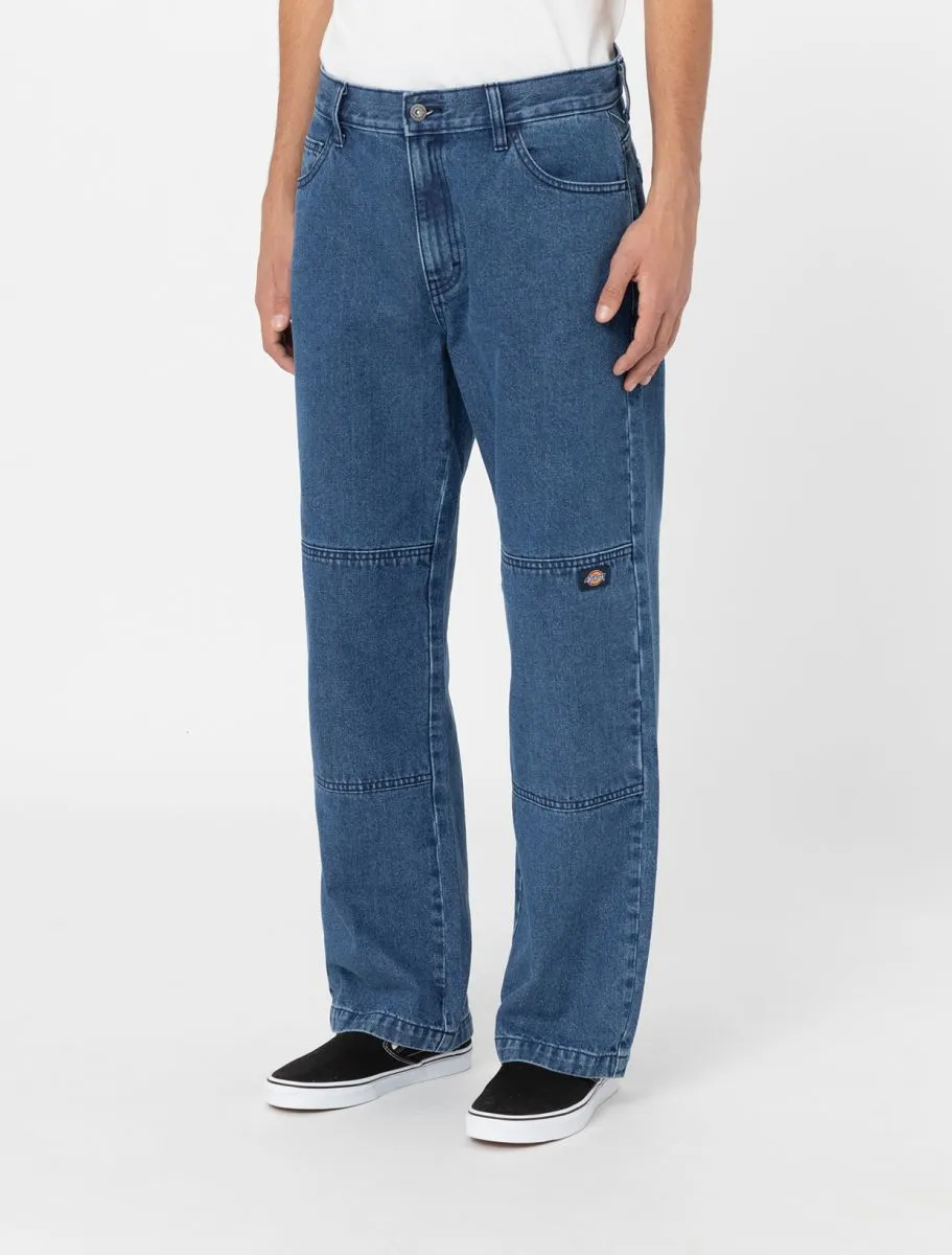 Dickies Jeans Uomo Double Knee Denim Lavaggio classico