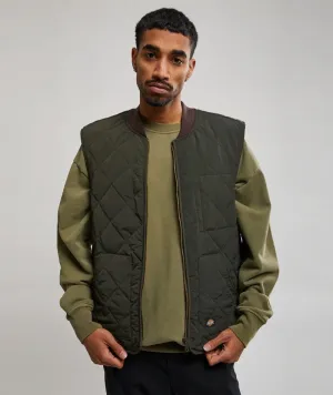 Dickies Vincent Quilted Vest - Olive