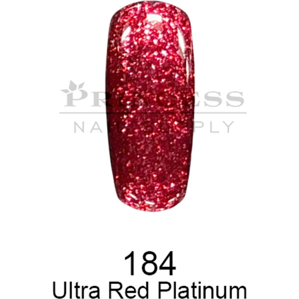 DND DC Platinum Gel - 184 Ultra Red Platinum / 0.6 oz.