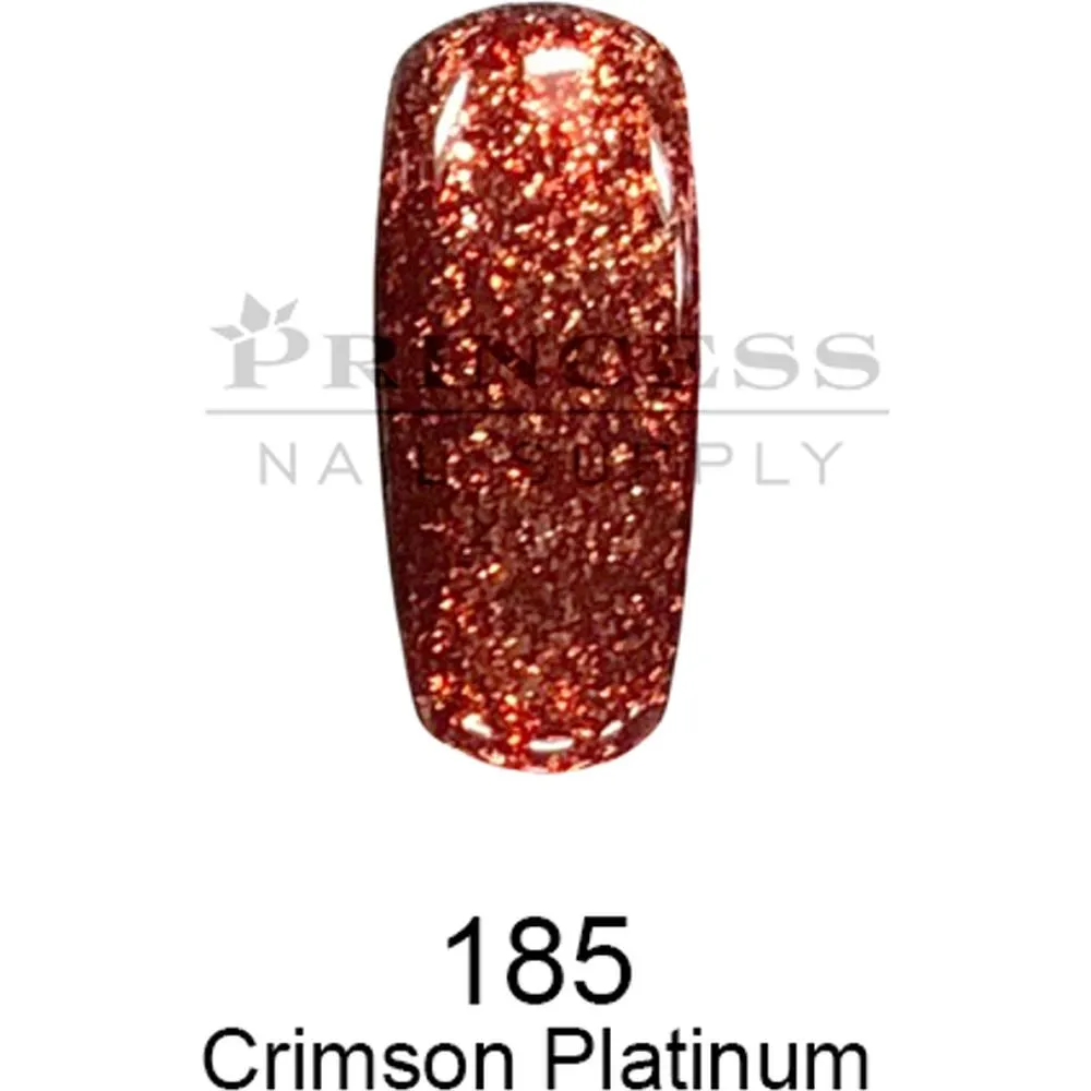 DND DC Platinum Gel - 185 Crimson Platinum / 0.6 oz.