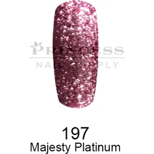 DND DC Platinum Gel - 197 Majesty Platinum / 0.6 oz.