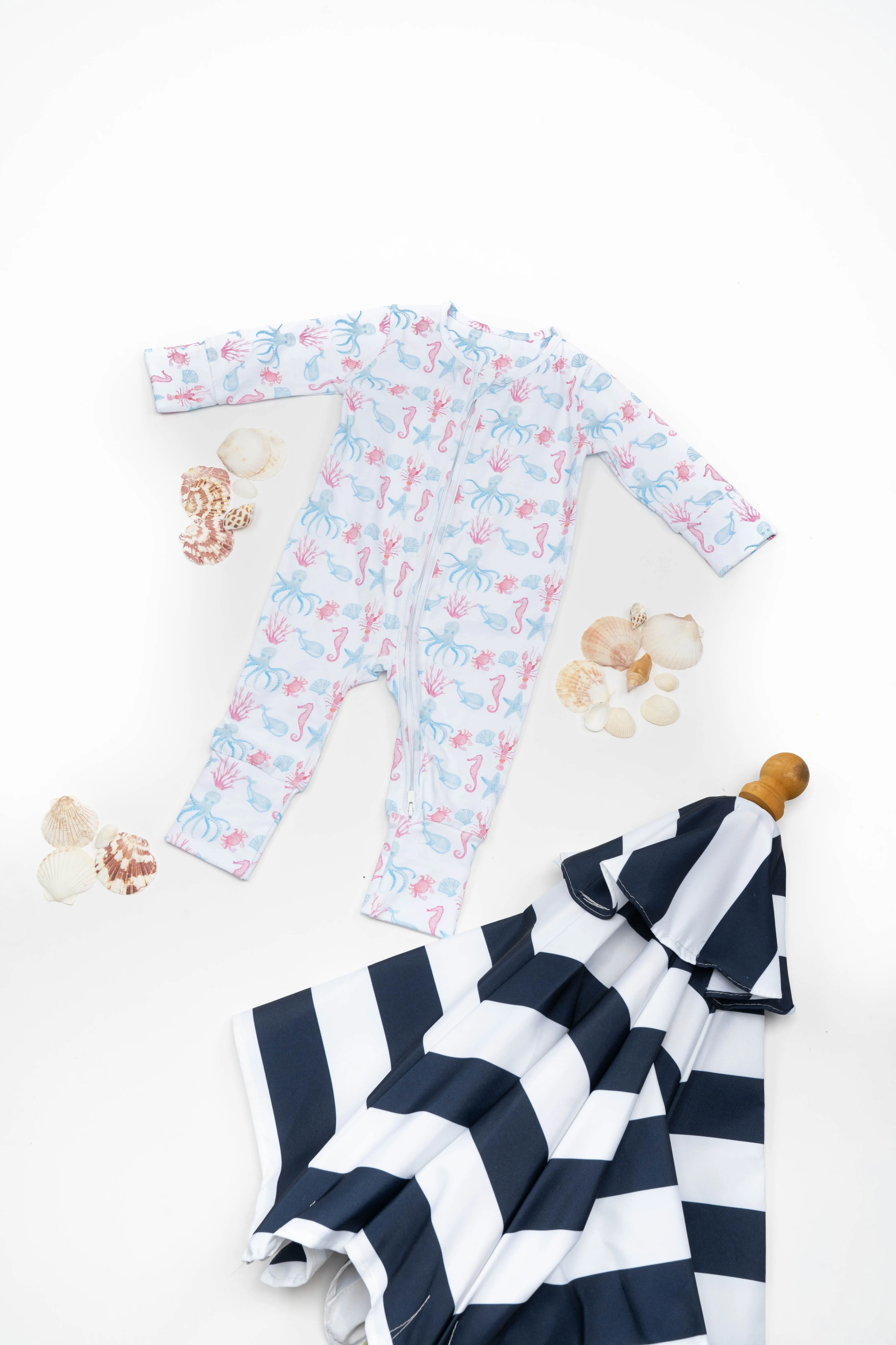 Double Zip One-Piece PJ - Down Under