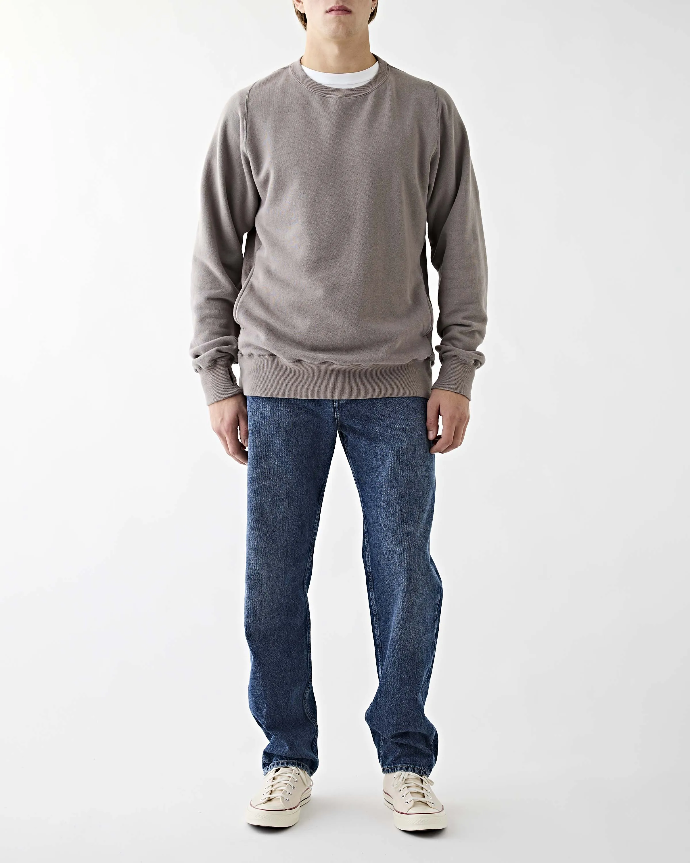 Dweller Crew Pullover Sweat Khaki
