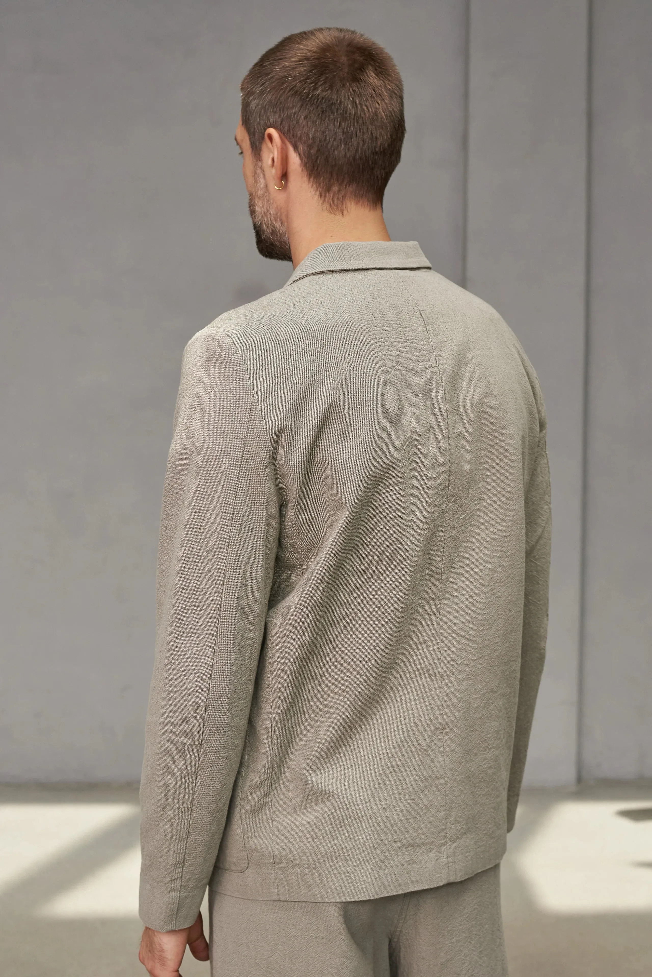 Eco Canvas Jacket Elmar in dusty olive