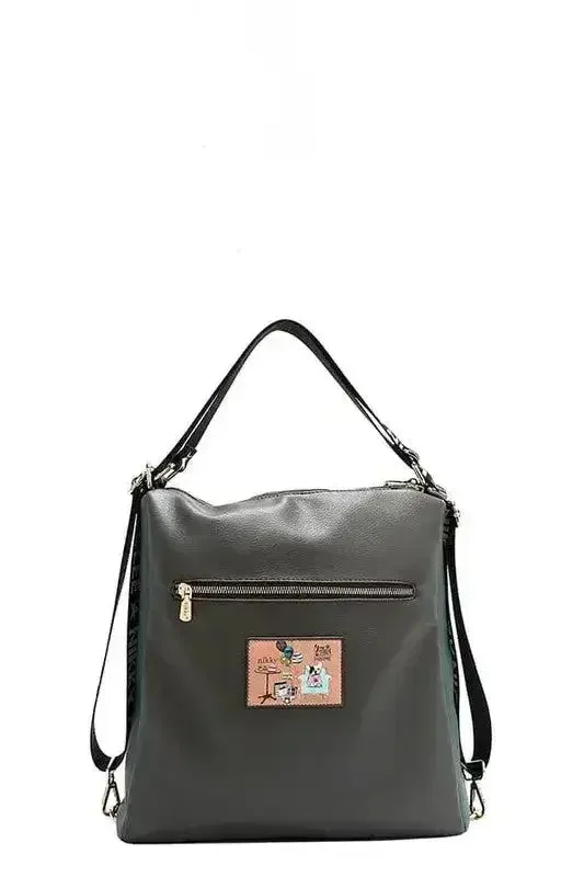 Eco-Leather Multifunction Backpack - Adjustable Straps | Femstylo