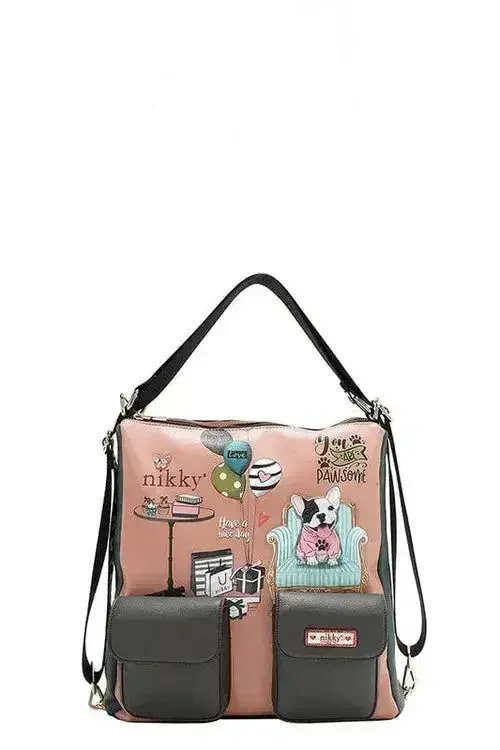 Eco-Leather Multifunction Backpack - Adjustable Straps | Femstylo