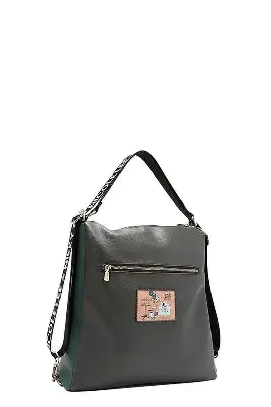 Eco-Leather Multifunction Backpack - Adjustable Straps | Femstylo