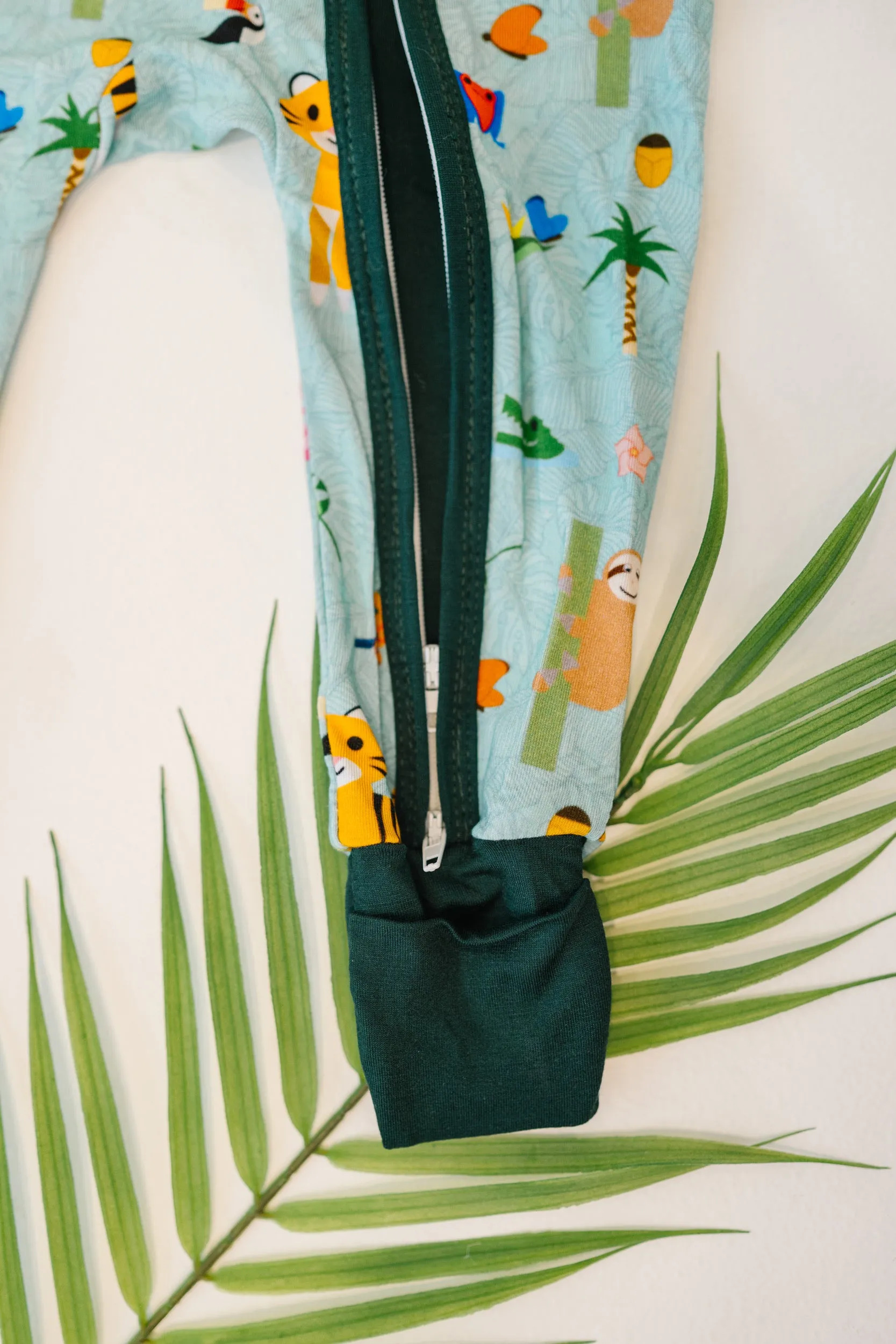 Eli's Rainforest Pajama Romper