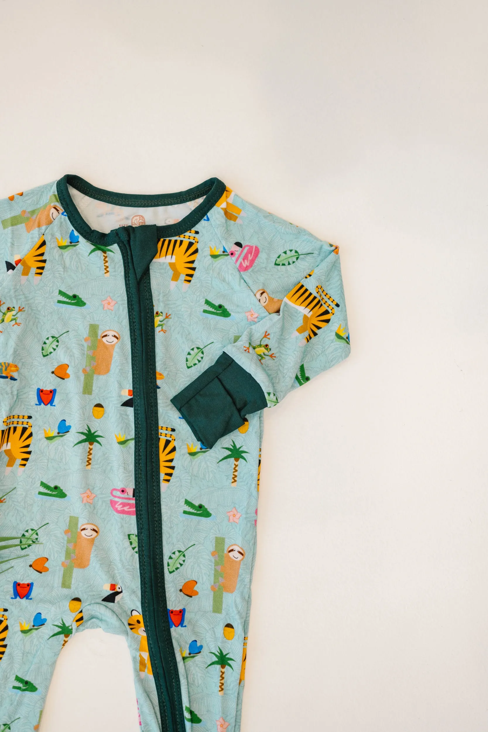 Eli's Rainforest Pajama Romper