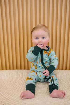 Eli's Rainforest Pajama Romper