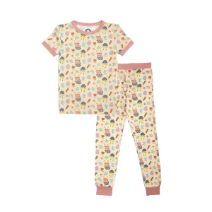 Emerson & Friends Egg Hunt Short Sleeve Bamboo Kids Pajama Set