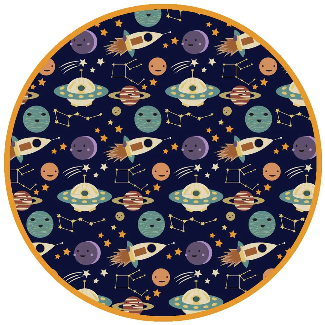 Emerson & Friends Out of This World Short Sleeve Bamboo Kids Pajama Pants Set