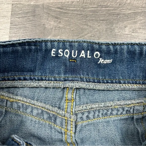 Esqualo Jeans Medium Wash Denim Skirt
