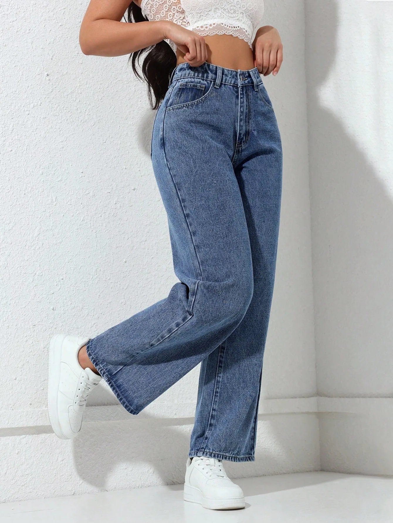 Ethereal Ease Straight Fit Denim
