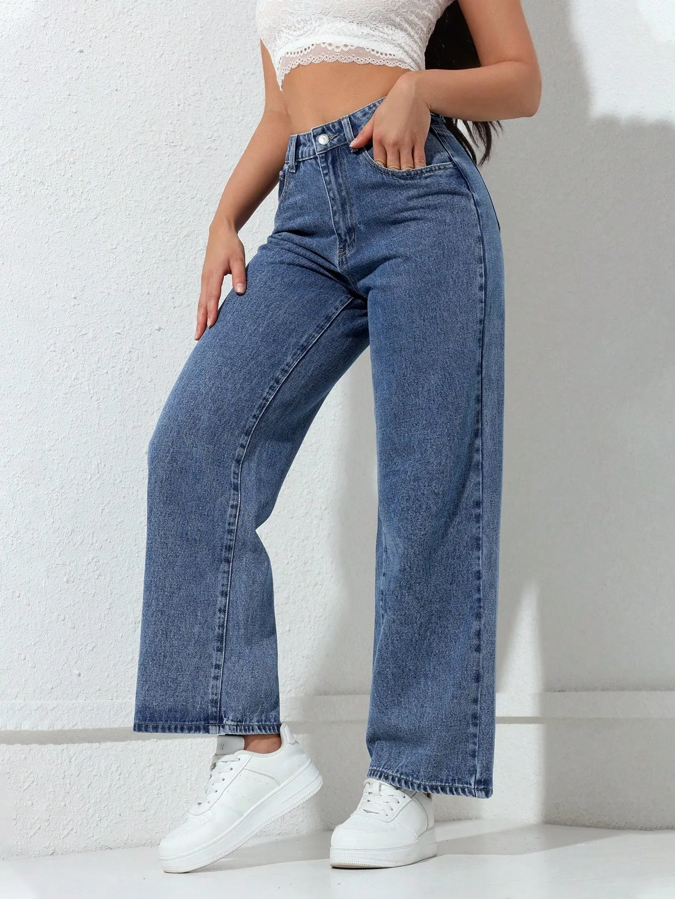 Ethereal Ease Straight Fit Denim