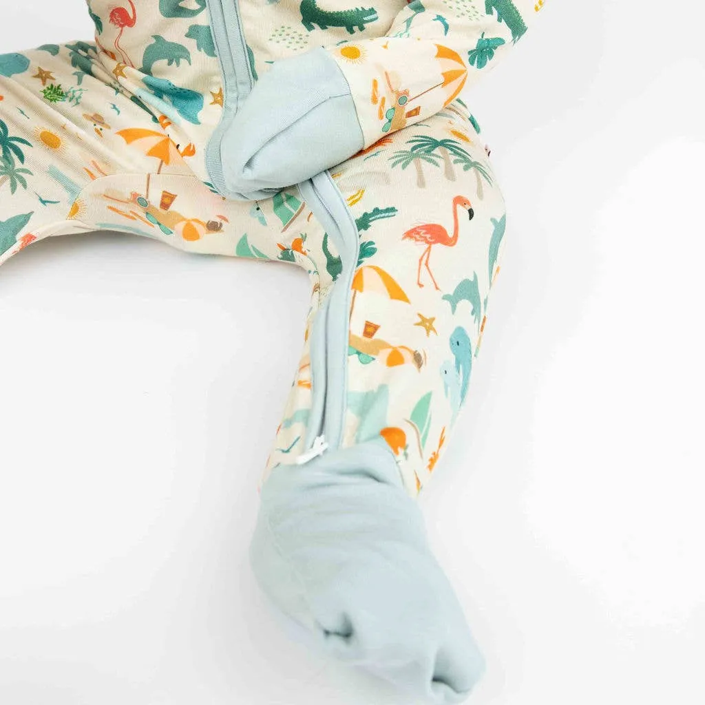 Explore Florida Souvenir Bamboo Convertible Baby Pajamas