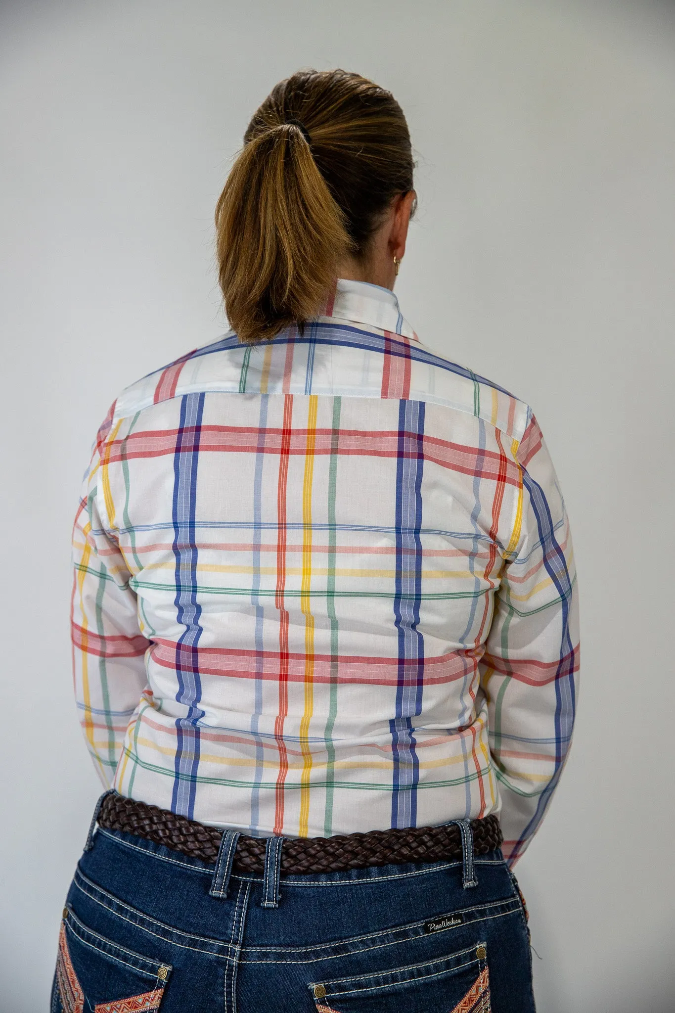Fiona - Collared Long Sleeve Cotton Shirt