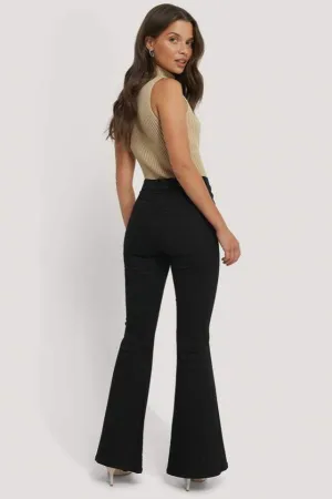 Flare Fit Mid-Rise Low Stretchable Jeans