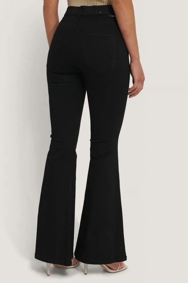 Flare Fit Mid-Rise Low Stretchable Jeans