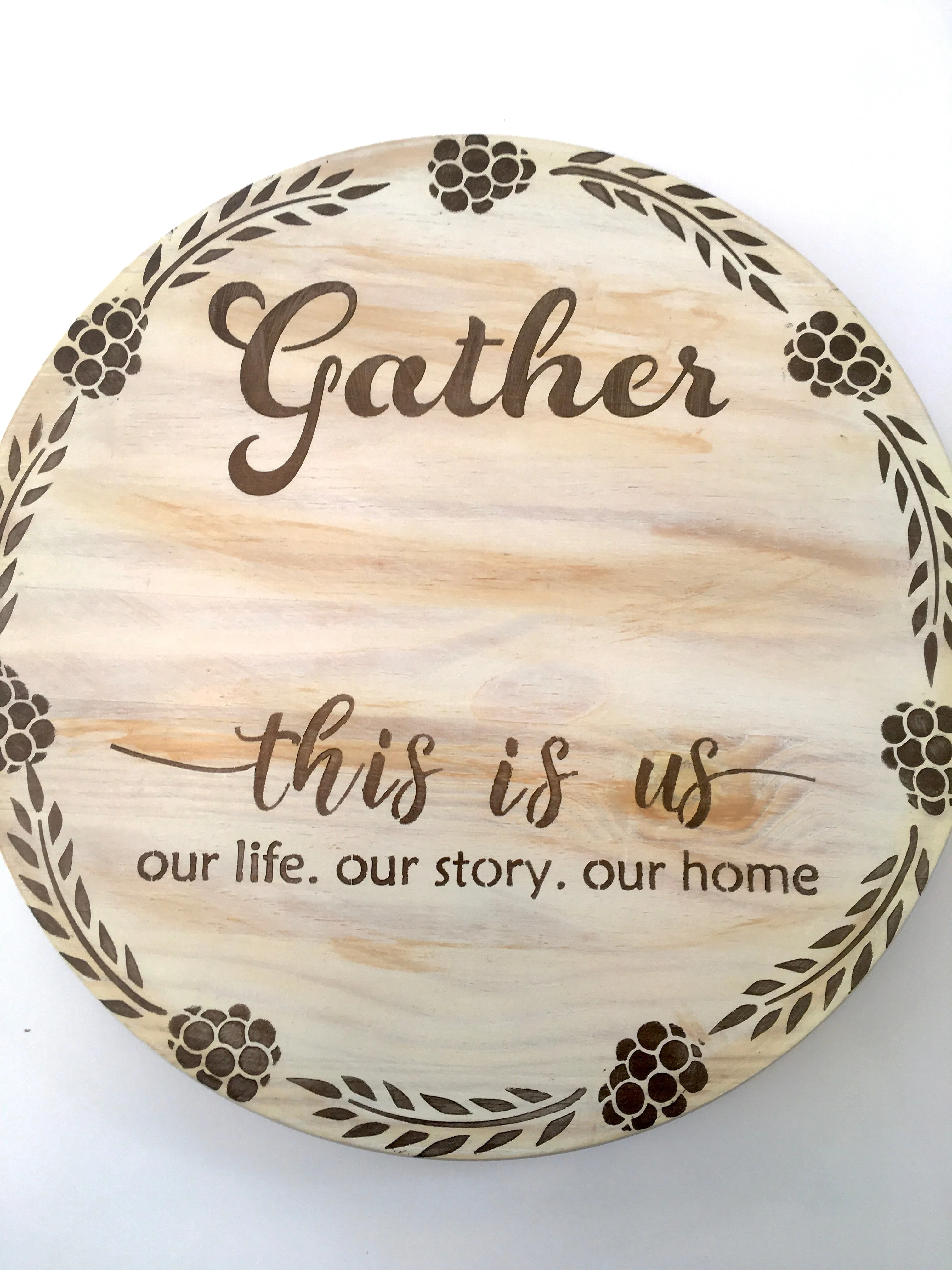 Gather...Lazy Susan 18" Table Décor- Gift