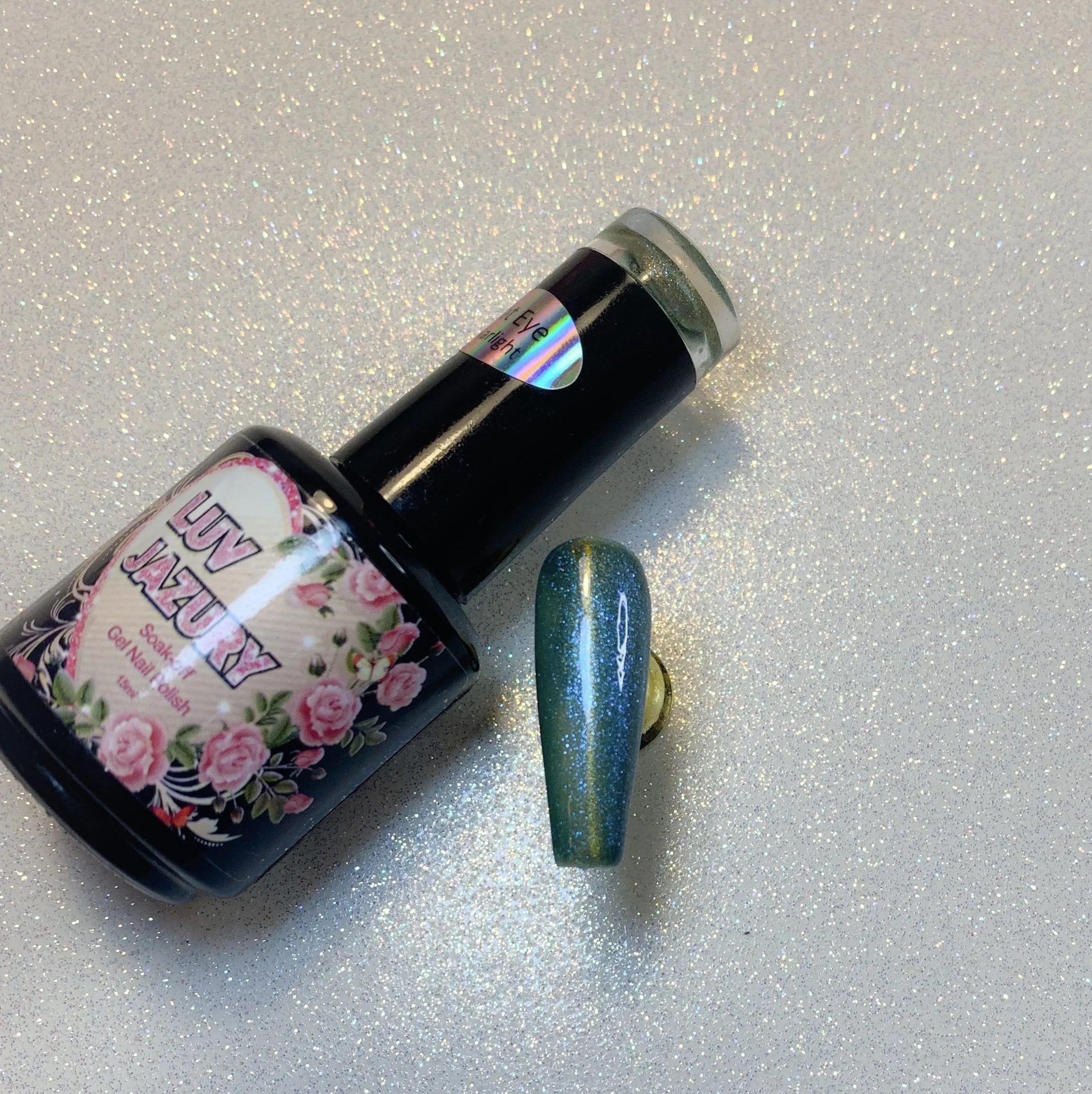 Gel Nail Polish Nail Art Supplies Galaxy Blue Cateye